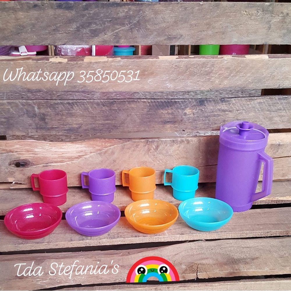 New Tupperware Beautiful UNIQUE Set of Kids Mini PARTY Set